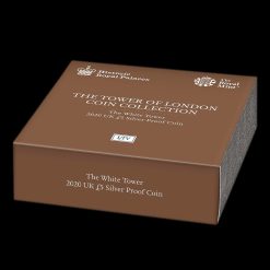 2020 Tower of London Collection, The White Tower Silver Proof £5 Outer Box