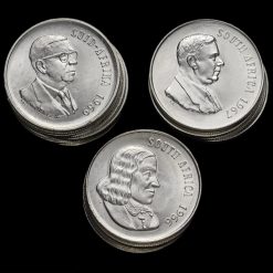 17 x South Africa Silver 1 Rand Bullion Investment Coins