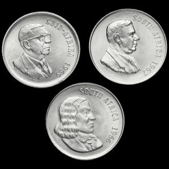 17 x South Africa Silver 1 Rand Bullion Investment Coins Obverse