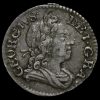 1720 George I Early Milled Silver Maundy Penny Obverse