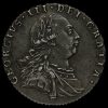1787 George III Early Milled Silver Sixpence Obverse