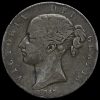 1847 Queen Victoria Young Head Silver XI Crown Obverse