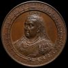 1887 Queen Victoria Golden Jubilee Large Bronze Medal by G Kenning Obverse