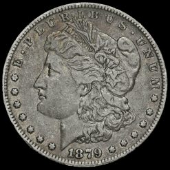 USA 1879 Silver Morgan Dollar Obverse