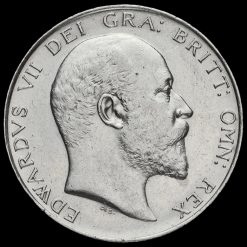 1902 Edward VII Silver Half Crown Obverse