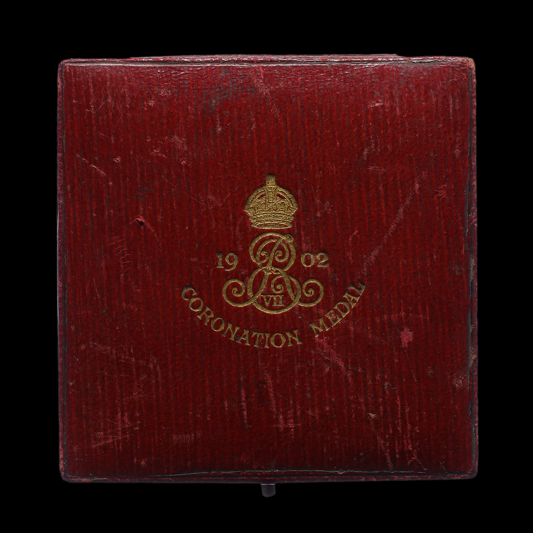 1902 Edward VII Coronation Official Bronze Medal Case