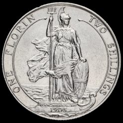 1903 Edward VII Silver Florin Reverse