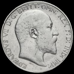 1909 Edward VII Silver Florin Obverse