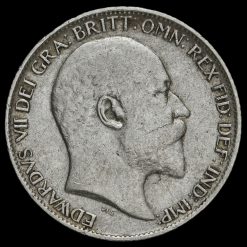 1909 Edward VII Silver Sixpence Obverse