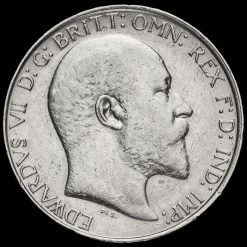 1910 Edward VII Silver Florin Obverse