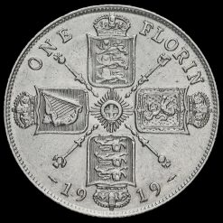 1919 George V Silver Florin Reverse