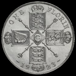 1923 George V Silver Florin Reverse
