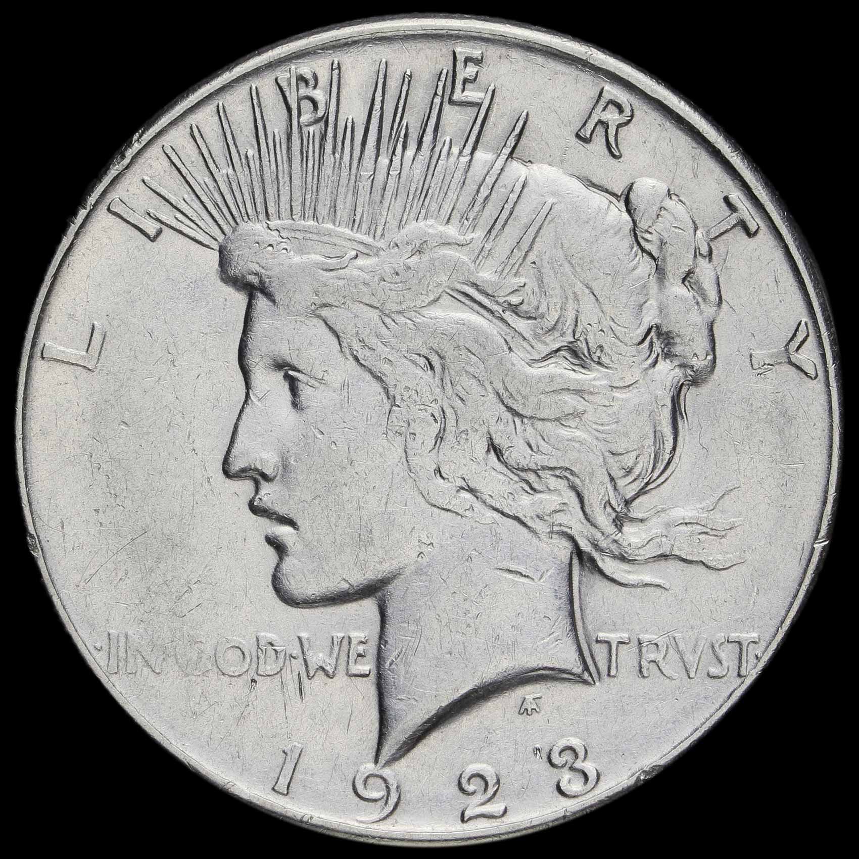 USA 1923 S Silver Peace Dollar