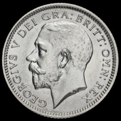 1925 George V Silver Sixpence Obverse