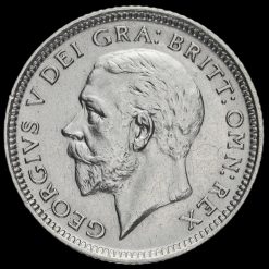 1926 George V Silver Sixpence Obverse