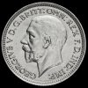 1928 George V Silver Sixpence Obverse