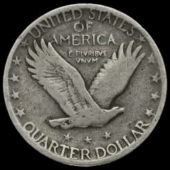USA 1930 Standing Liberty Silver Quarter Dollar Reverse