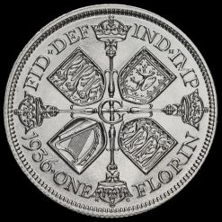1936 George V Silver Florin Reverse