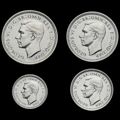 1937 George VI Silver Proof Maundy Set Obverse
