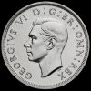 1937 George VI Coronation Silver Proof Crown Obverse
