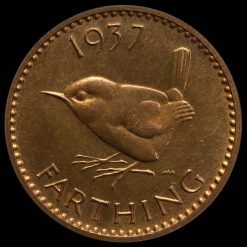 1937 George VI Proof Farthing Reverse
