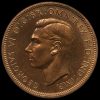 1937 George VI Bronze Proof Halfpenny Obverse