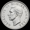 1937 George VI Silver Proof Half Crown Obverse