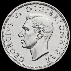 1937 George VI Silver Proof Half Crown Obverse