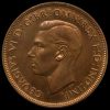 1937 George VI Bronze Proof Penny Obverse