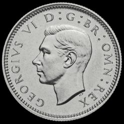 1937 George VI Silver Proof Sixpence Obverse