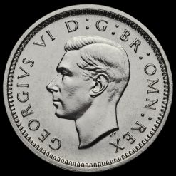 1937 George VI Silver Proof Threepence Obverse