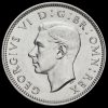 1938 George VI Silver Scottish Shilling Obverse