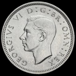 1940 George VI Silver Sixpence Obverse
