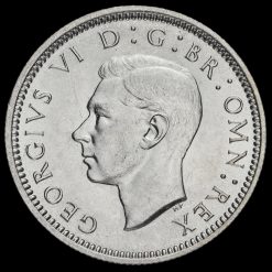 1941 George VI Silver Sixpence Obverse