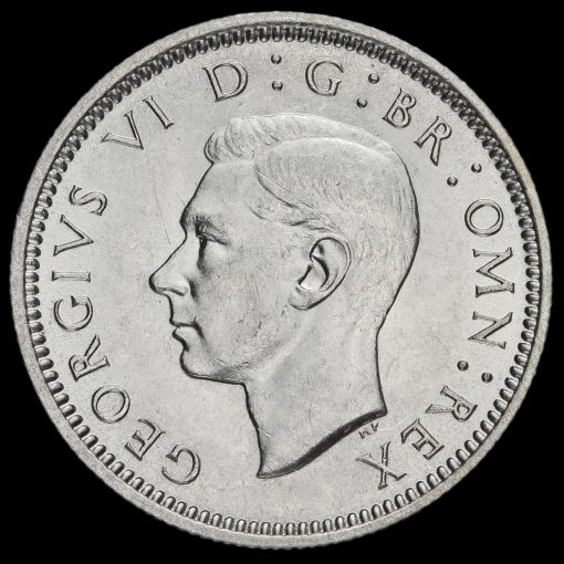 1941 George VI Silver Sixpence Obverse