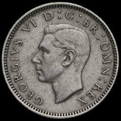 1952 George VI Sixpence Obverse