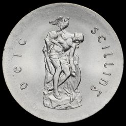 Ireland Éire 1966 Silver 10 Shilling Easter Rising Anniversary Coin Reverse