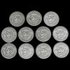 11 x Australia Elizabeth II Silver Shillings Reverse