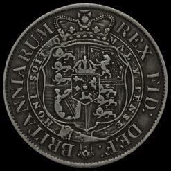1817 George III Milled Silver Small Head Half Crown Reverse