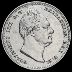 1834 William IV Milled Silver Shilling Obverse