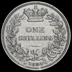 1834 William IV Milled Silver Shilling Reverse