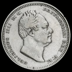 1837 William IV Milled Silver Shilling Obverse
