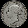 1848 Queen Victoria Young Head Silver Half Crown Obverse