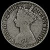 1860 Queen Victoria Gothic Florin Obverse