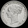 1886 Queen Victoria Young Head Silver Threepence Obverse