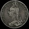 1889 Queen Victoria Jubilee Head Silver Crown Obverse
