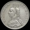 1889 Queen Victoria Jubilee Head Silver Double Florin Obverse