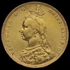 1889 Queen Victoria Jubilee Head Gold Full Sovereign Obverse