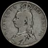 1891 Queen Victoria Jubilee Head Silver Half Crown Obverse