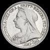 1893 Queen Victoria Veiled Head Silver Maundy Penny Obverse